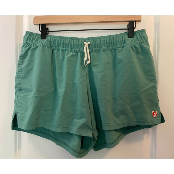Homage Women's Green Athletic Shorts With Pockets Drawstring Size XL - Picture 1 of 5